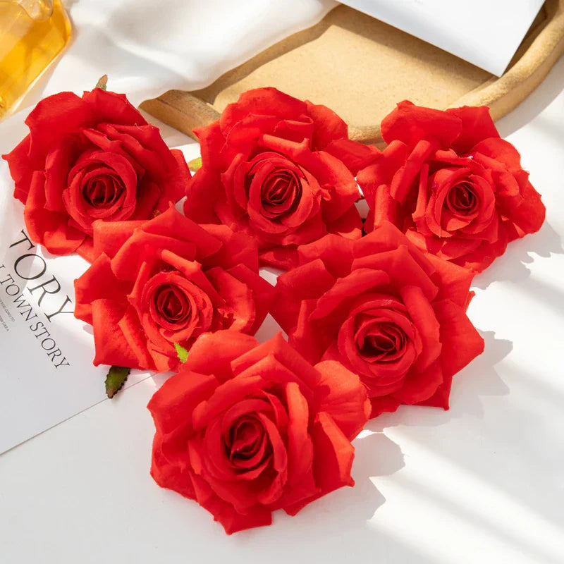 Wholesale Mini Silk Rose Heads