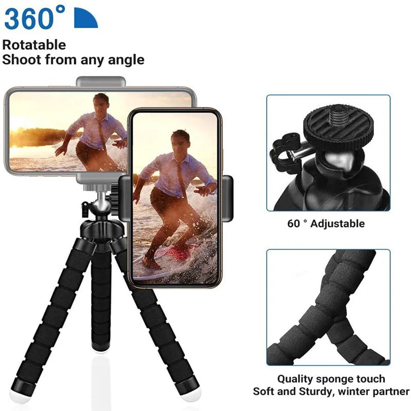 Mini Octopus Phone Tripod Stand