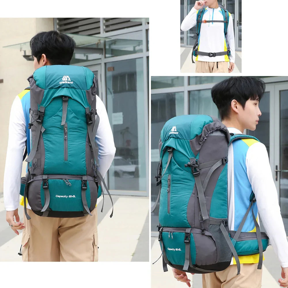 70L Outdoor Hiking Camping Backpack