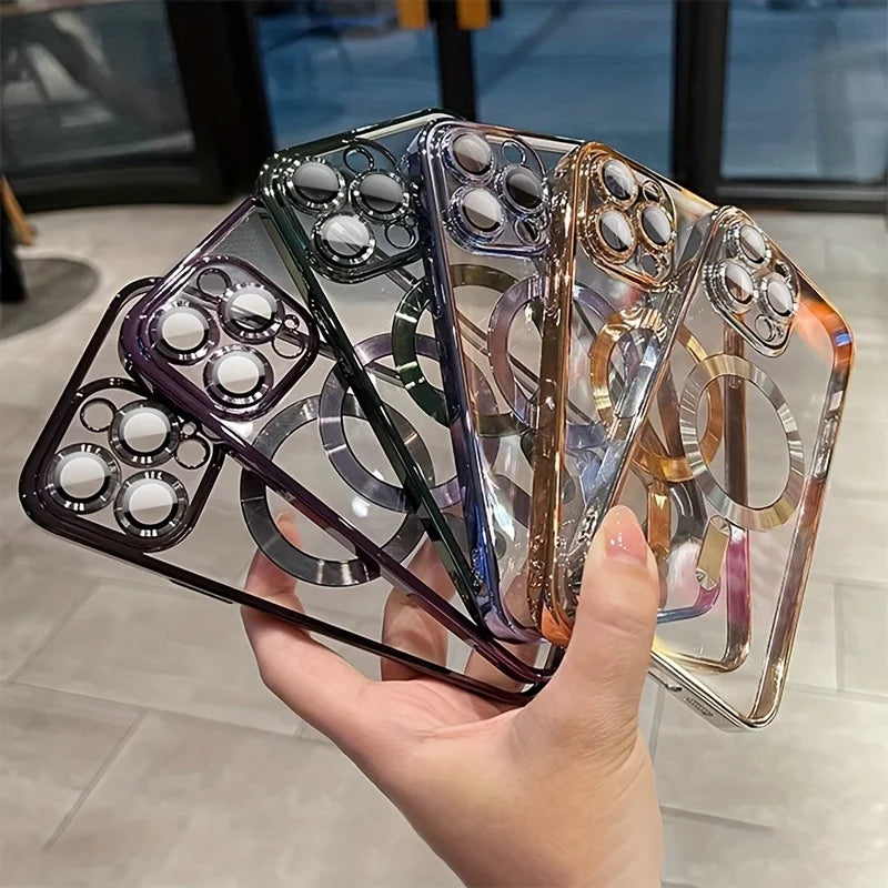 Luxury Magnetic Clear MagSafe Case