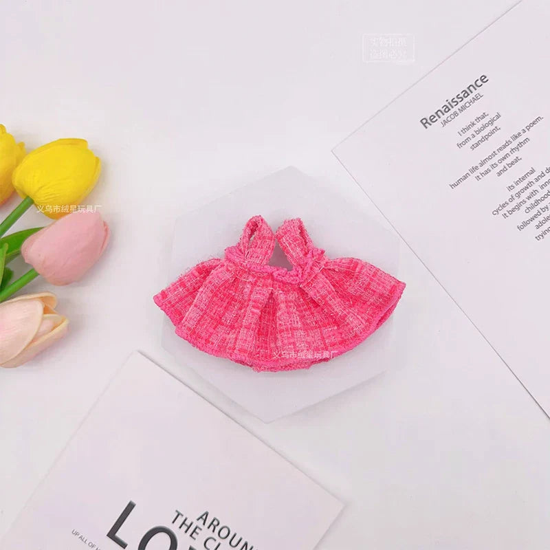 ZTOYL Labubu Pink Princess Dress Set