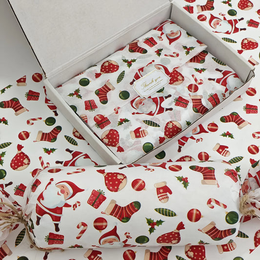 Santa Christmas Tissue Wrapping Paper