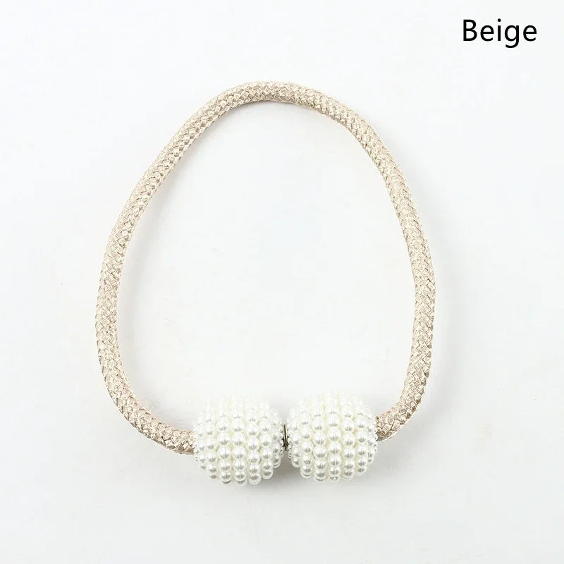 Pearl Magnetic Curtain Tiebacks