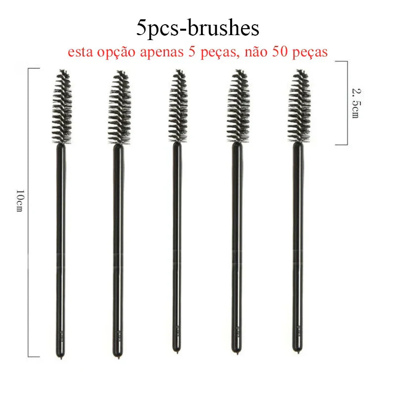 Nylon 5–50PCS Luxury Makeup Brush Set