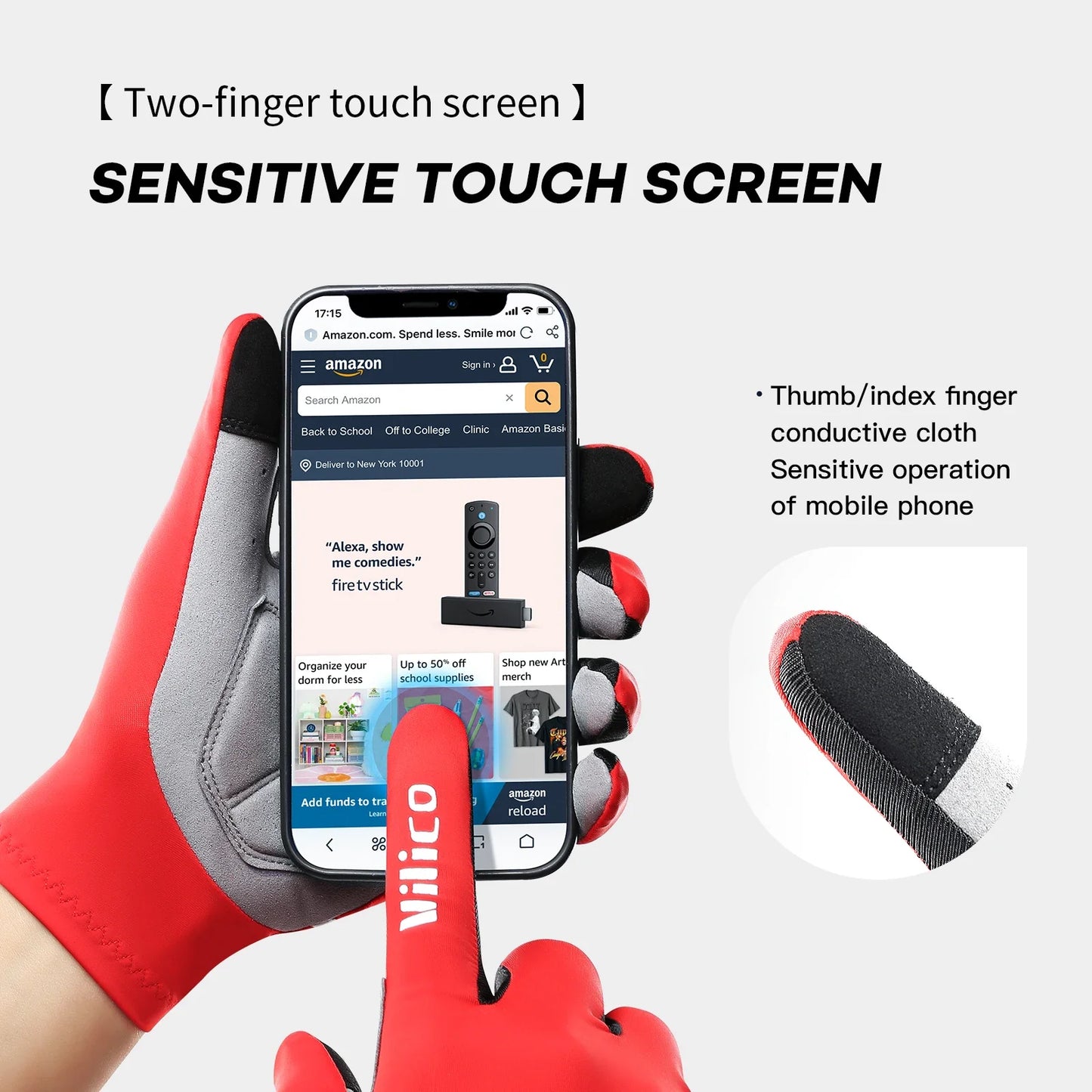 Touch Screen Cycling Sports Gloves