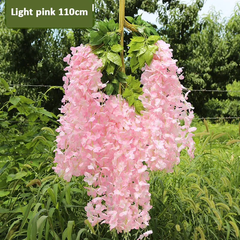 CHENAO Artificial Wisteria Hanging Garland