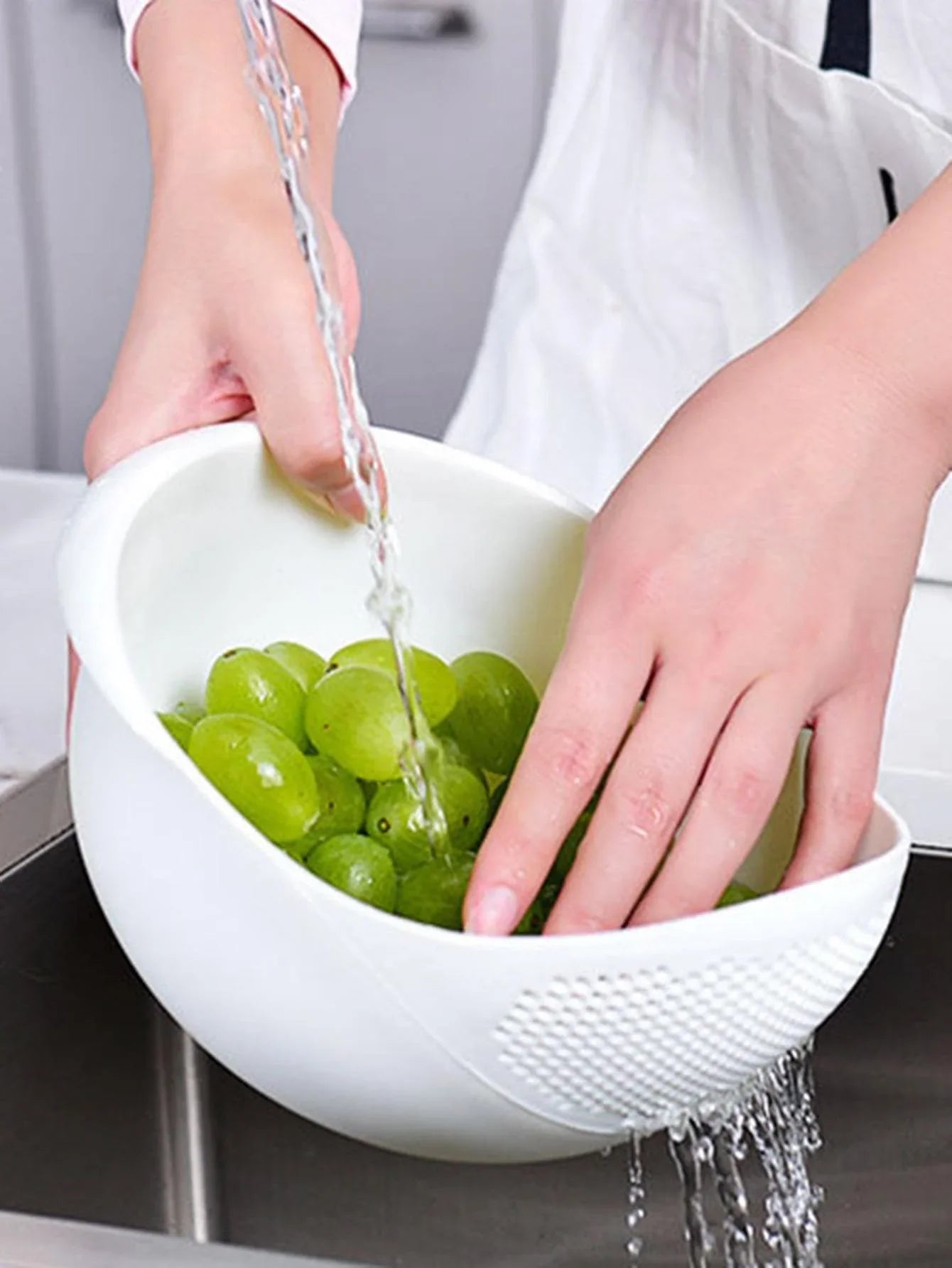 Kitchen Colander Drain Basket Bowl