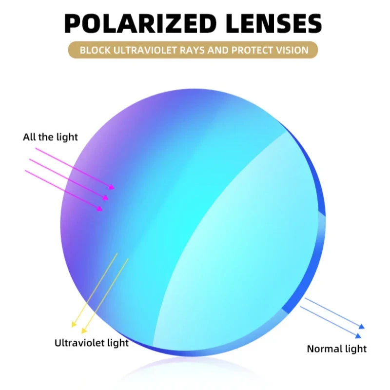 Oversized Polarized Vintage Sunglasses UV400