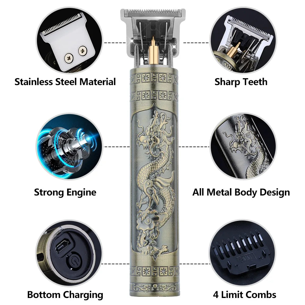 Retro T9 Professional Hair Clipper
