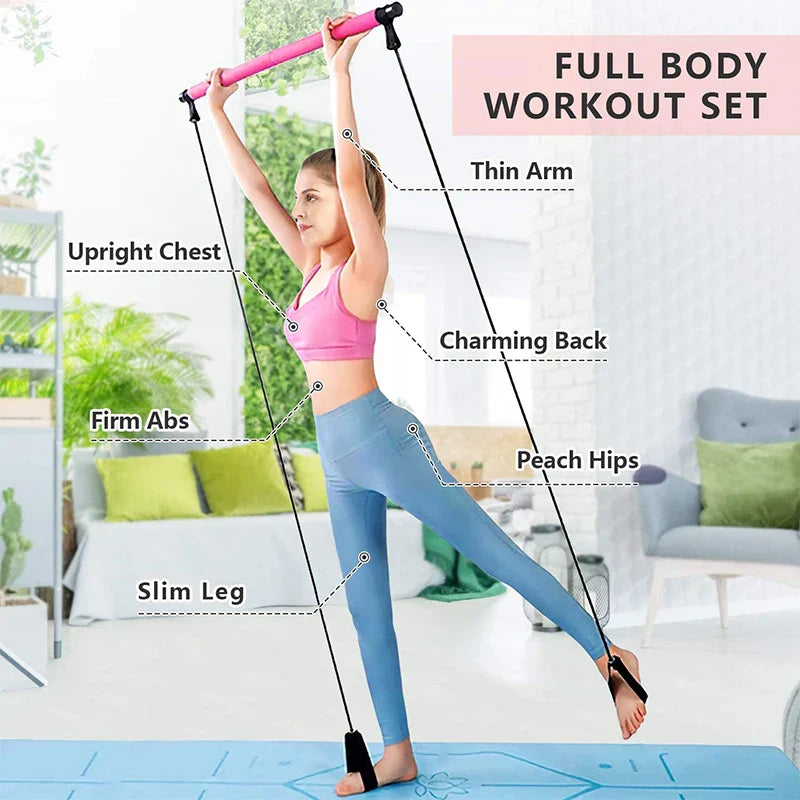 LINGPENG Multifunctional Pilates Fitness Bar