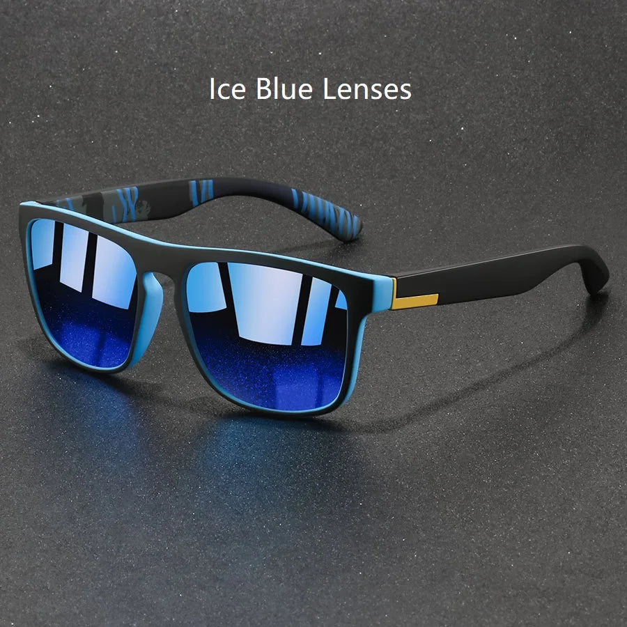 Vintage Square UV400 Sports Sunglasses