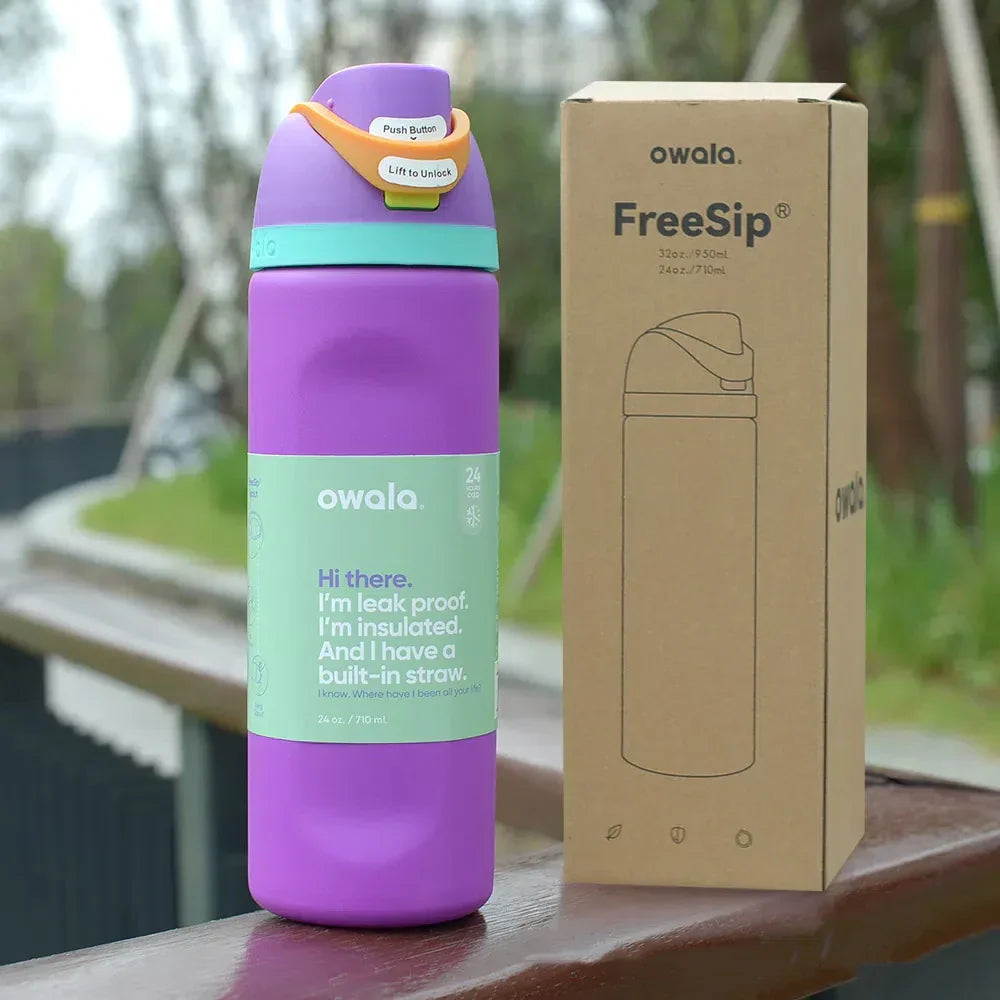 Owala Stainless Steel Straw Bottle