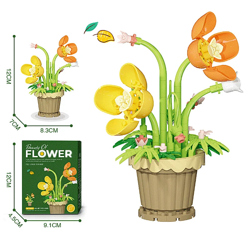 DIY Eternal Flower Building Blocks