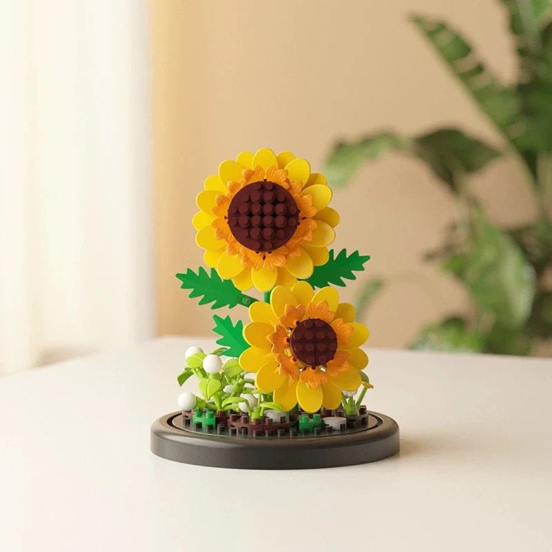 DIY Flower Building Block Kit