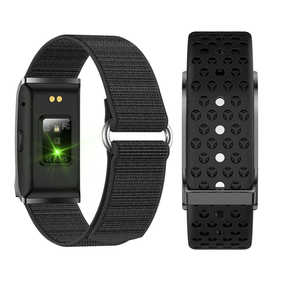 Smart Bands Heart Rate Fitness Trackers Blood Pressure Sleep Monitor 170+ Sports Waterproof Smart Wristband Free Subscription