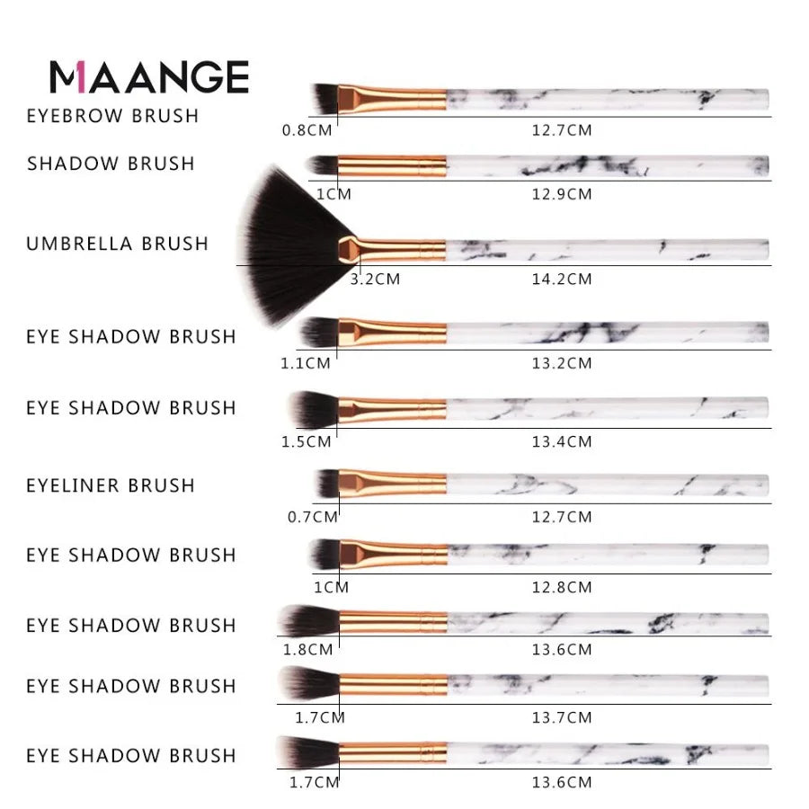 Essential Makeup Brush Tool Set