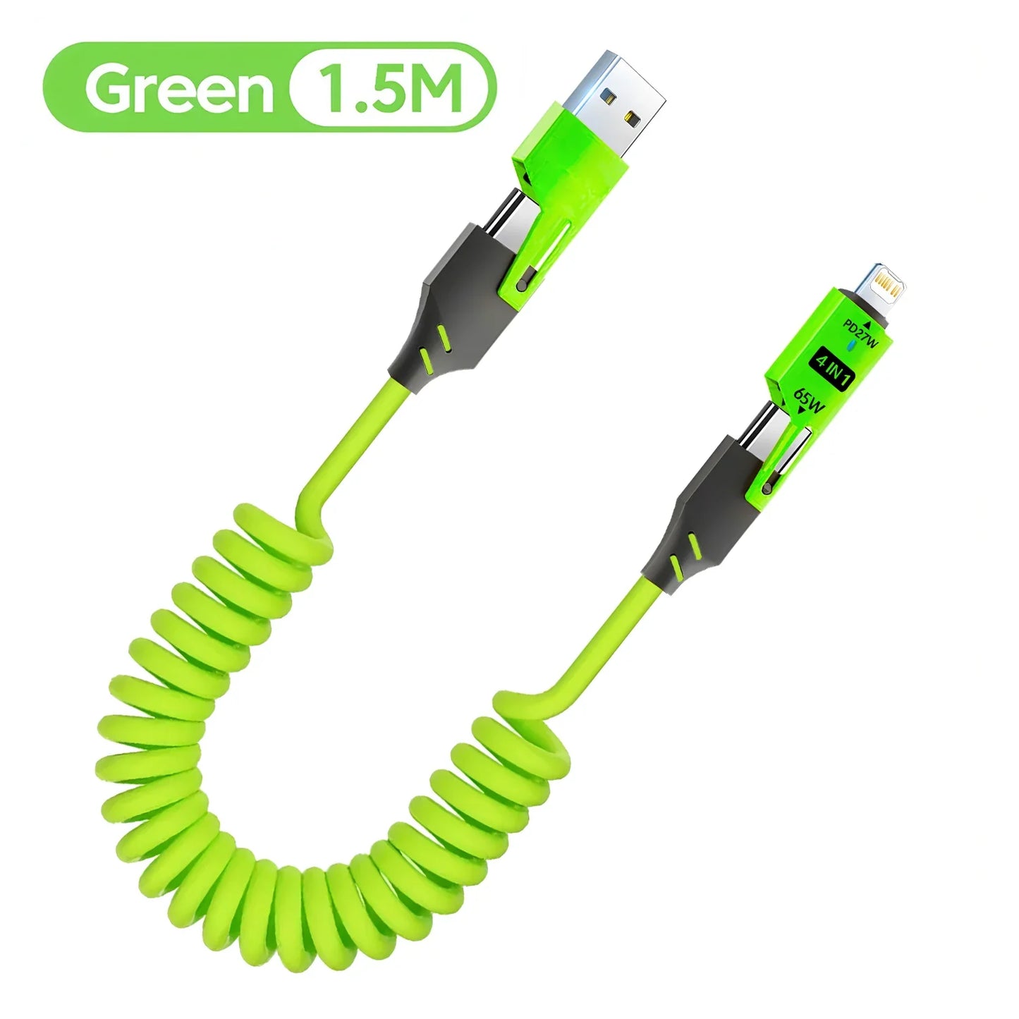 Zinc Alloy 4-in-1 USB-C Cable