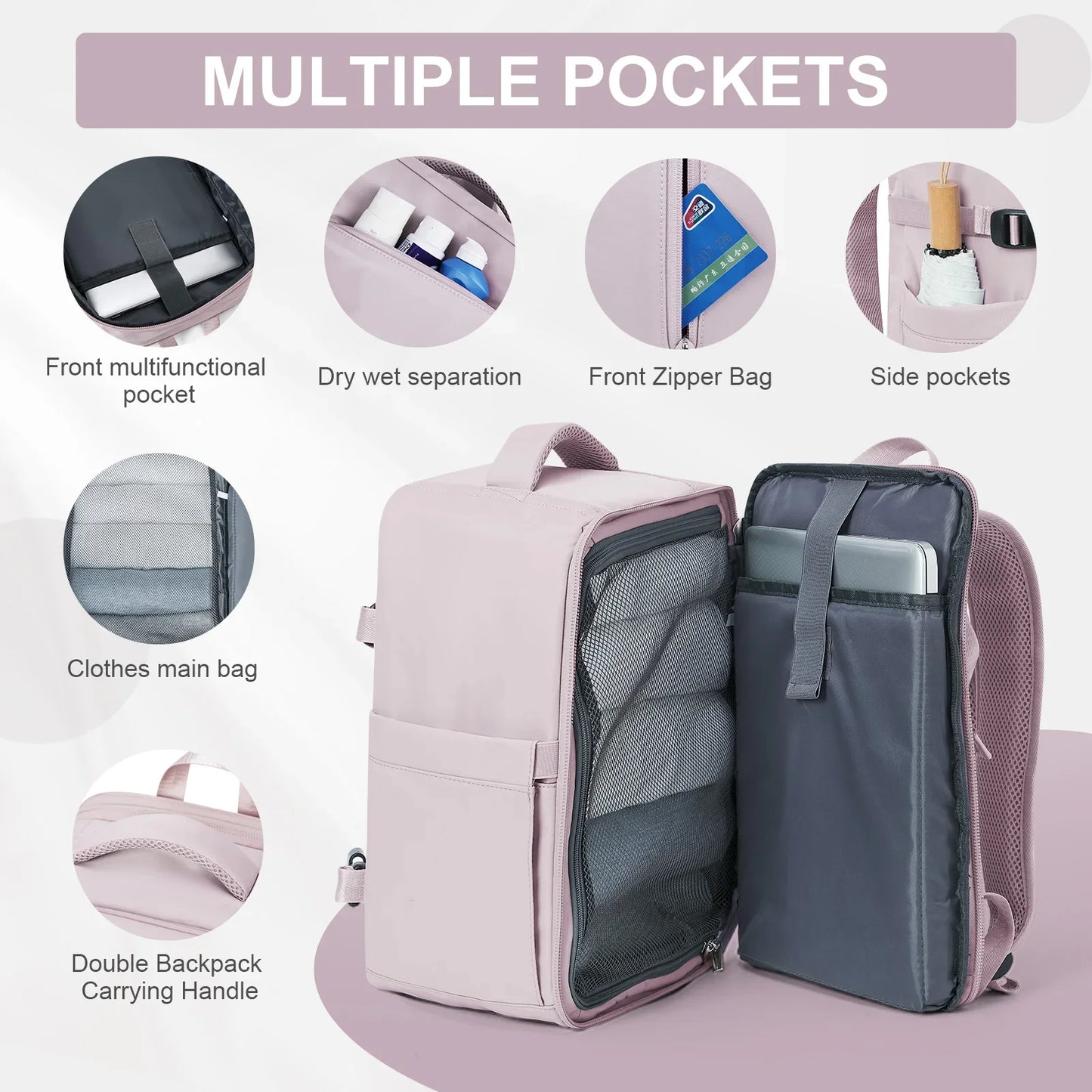 Cabin Travel Backpack Laptop Carry-On