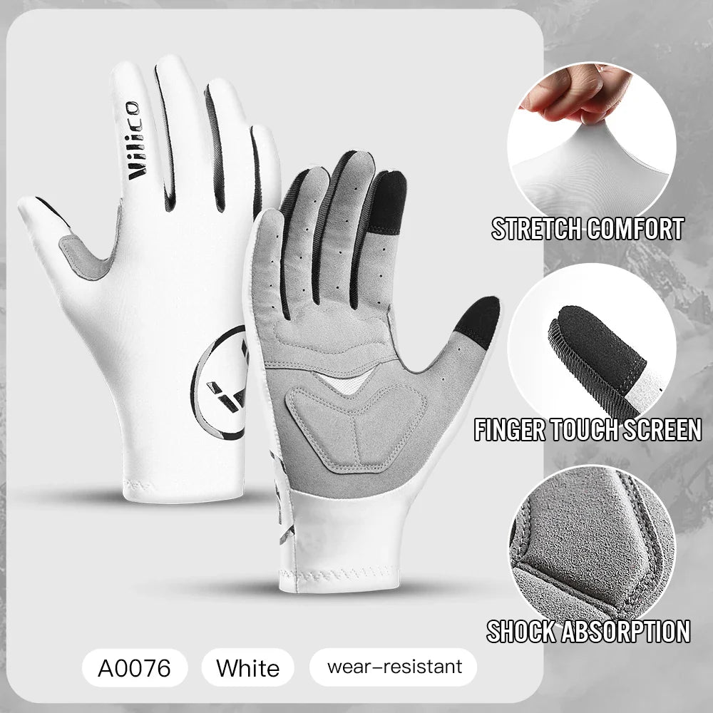 Touchscreen Full Finger Cycling Gloves