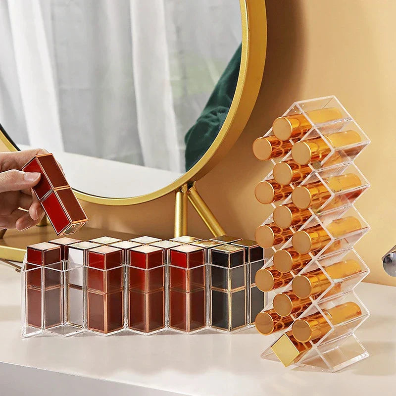 Fish-Shaped Lipstick Organizer Case