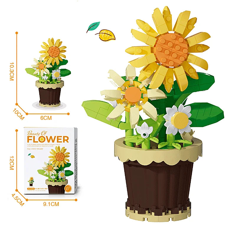 DIY Eternal Flower Building Blocks