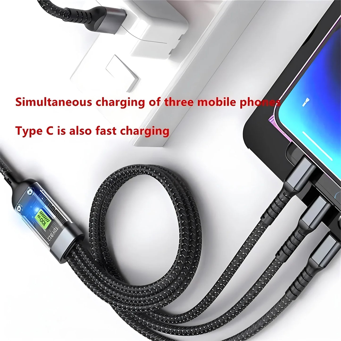 3 In 1 Fast Charging Cable