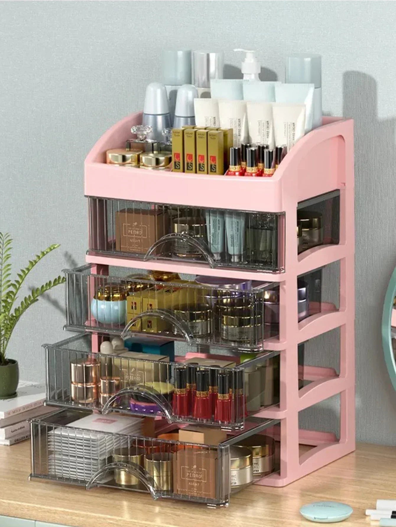 Large Capacity Makeup Drawer Organizer
