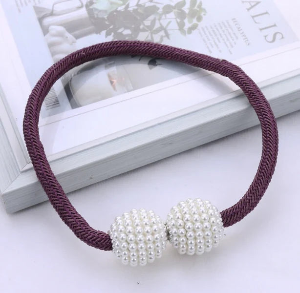 Pearl Magnetic Curtain Tiebacks