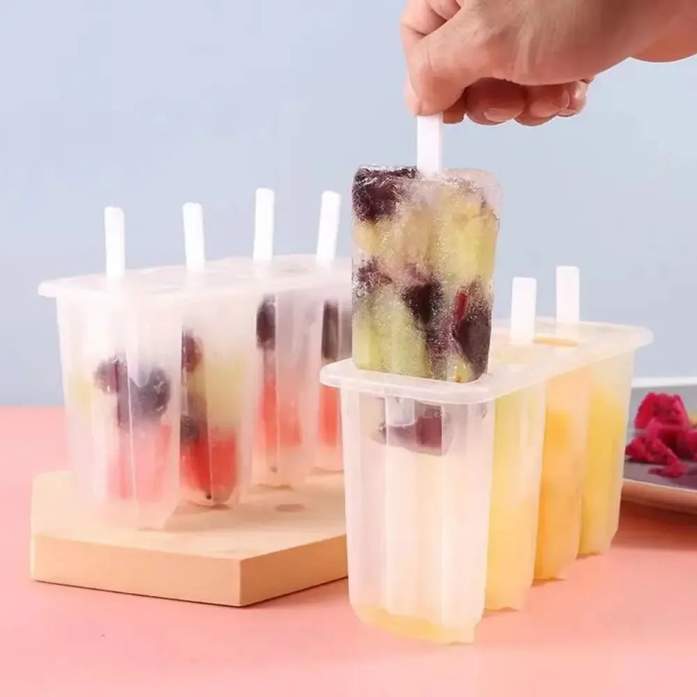 4-Link Silicone Popsicle Mold