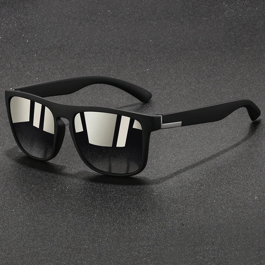 Vintage Square UV400 Sports Sunglasses