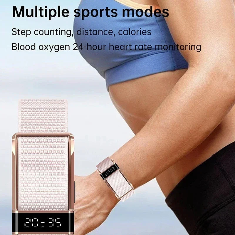 New Sport Fitness Tracker Time Display GPS Smart Bracelet Health Monitoring Pedometer Call Reminder Waterproof Smart Wristband