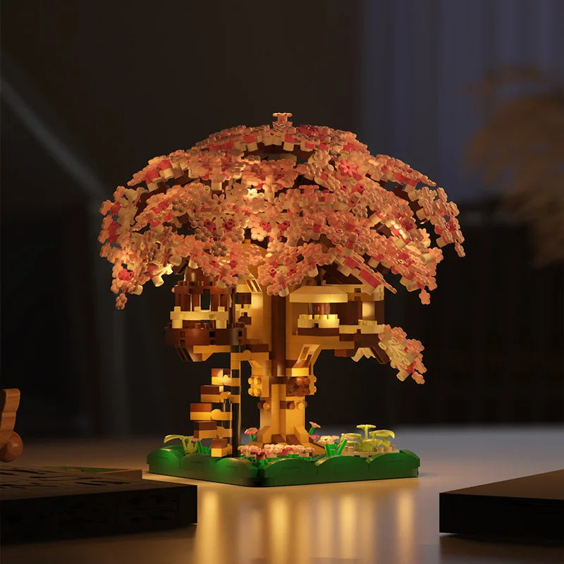 Pink Cherry Tree Building Blocks