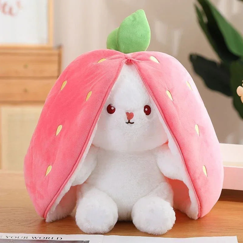 Strawberry Carrot Rabbit Plush Toy