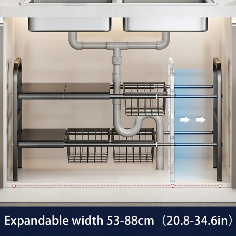 Expandable Under Sink Organizer