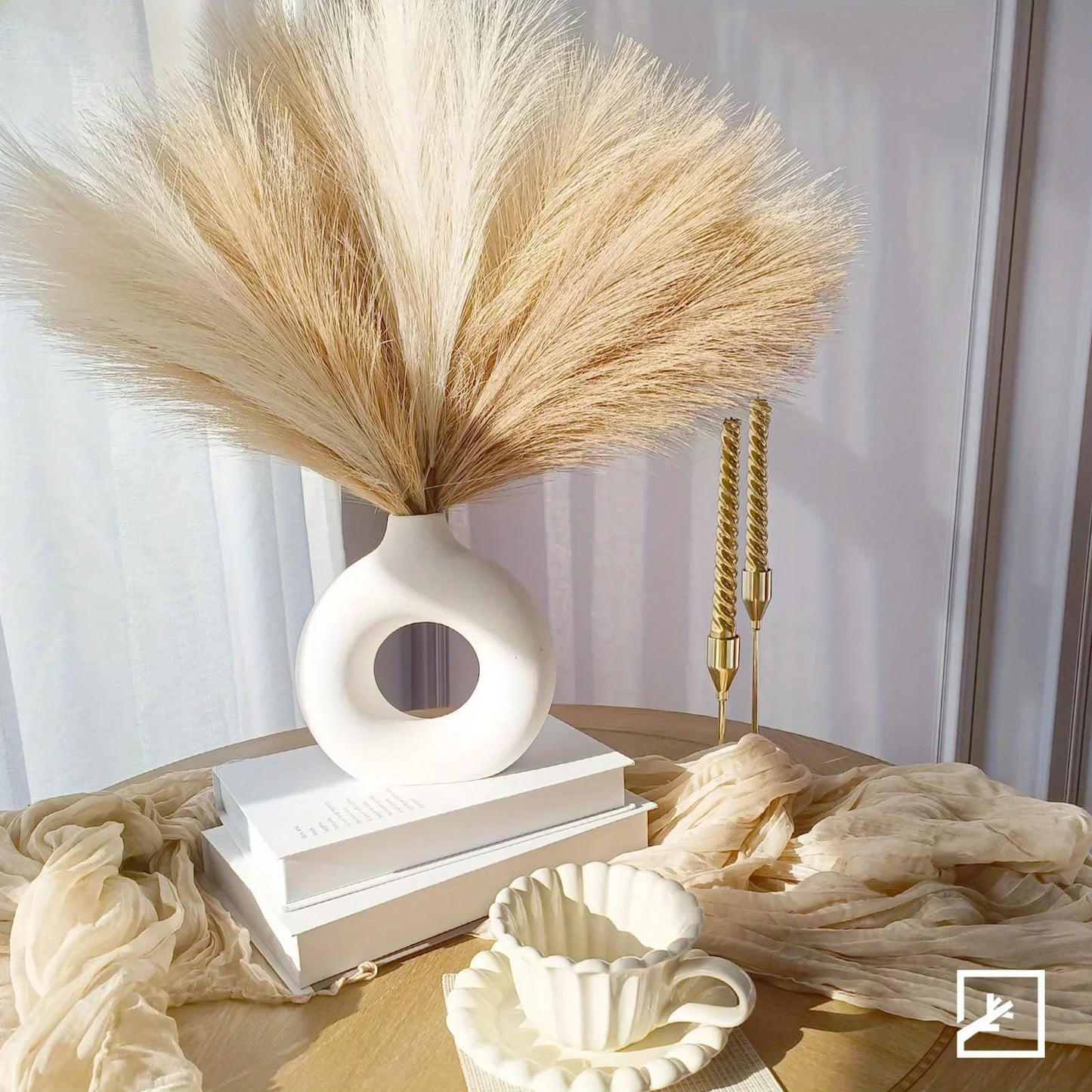 MUFU Artificial Pampas Grass Set