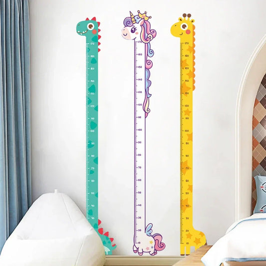 Cute Cartoon Kids Height Sticker