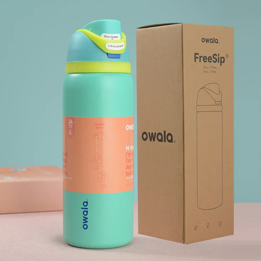 Owala Free Sip Water Bottle Sky Blue