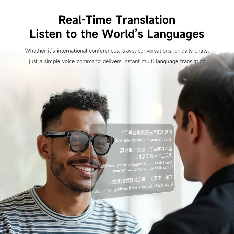 Xiaomi AI Smart Glasses 8K HD Camera LED Light Translation Dialogue Meeting Video Record Outdoor Sports Sunglasses 2026 New