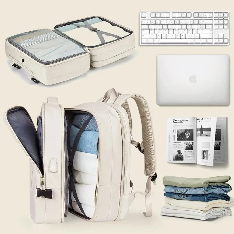 Likros Expandable Travel Laptop Backpack