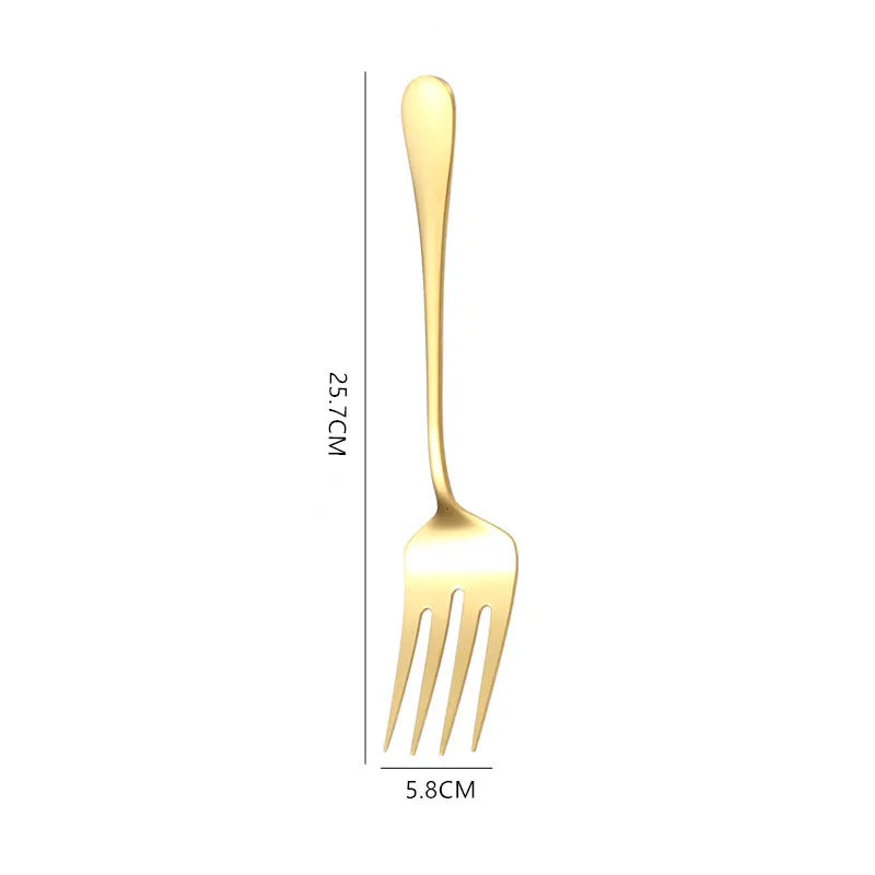 Gold Stainless Steel BBQ Tongs