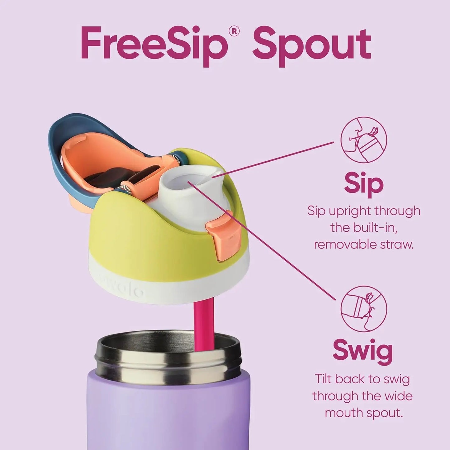 Owala FreeSip Avocado Green Bottle