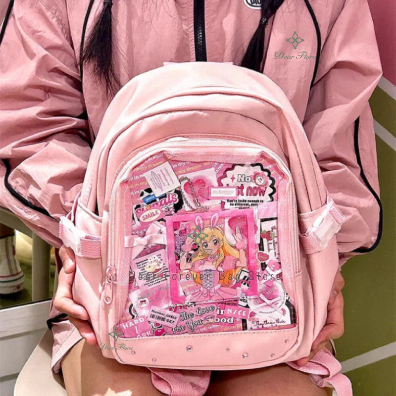 Stylish Transparent PVC Jelly Handbag