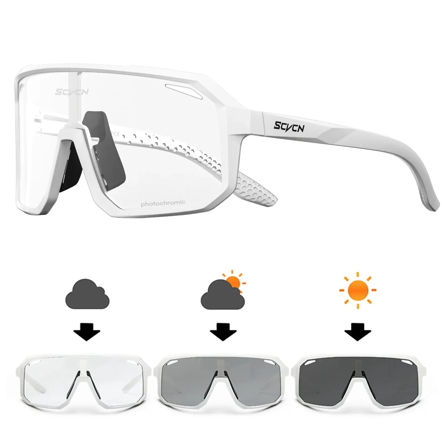 SCVCN Cycling UV400 Sports Sunglasses