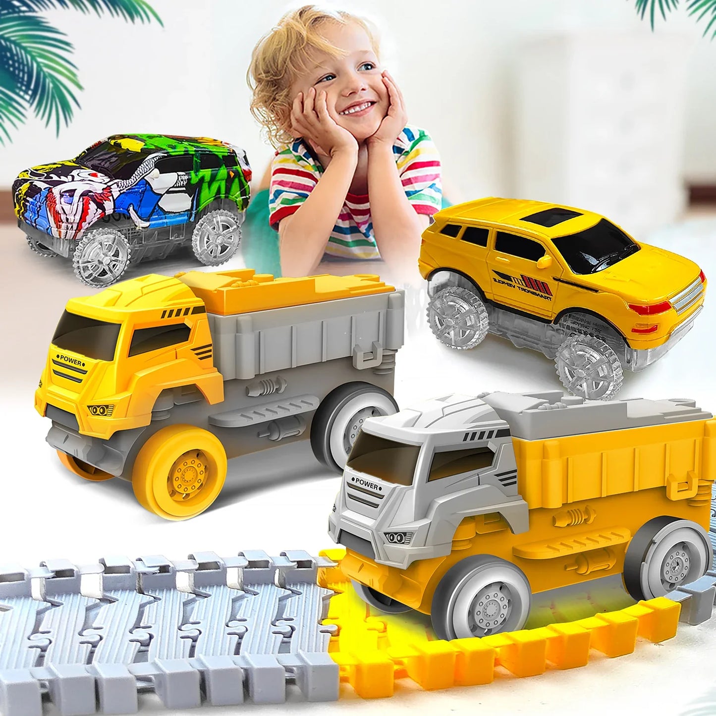 Children’s Electric Flexible Track Car