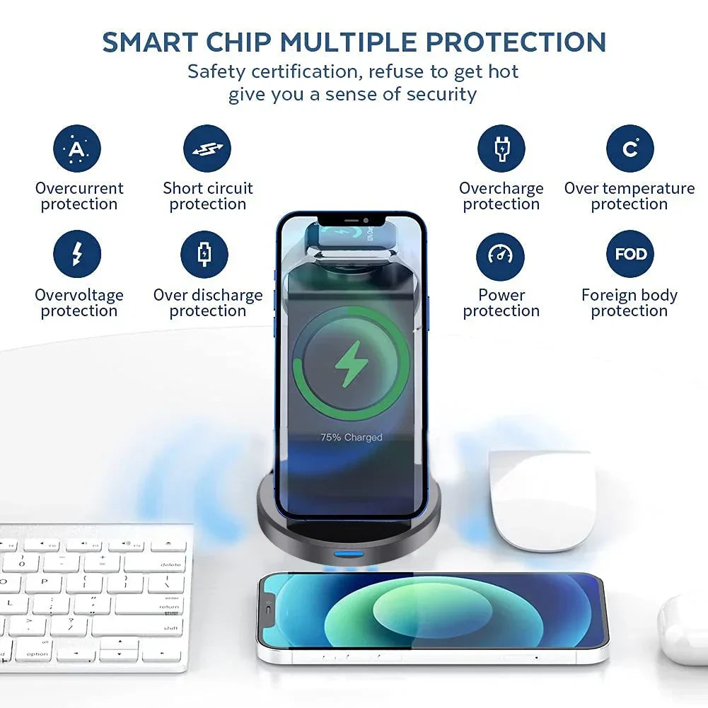 3-in-1 Magnetic Charging Stand