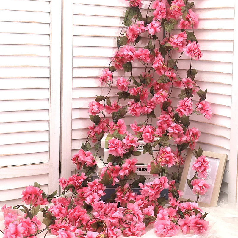 Kahaul Silk Cherry Blossom Vine