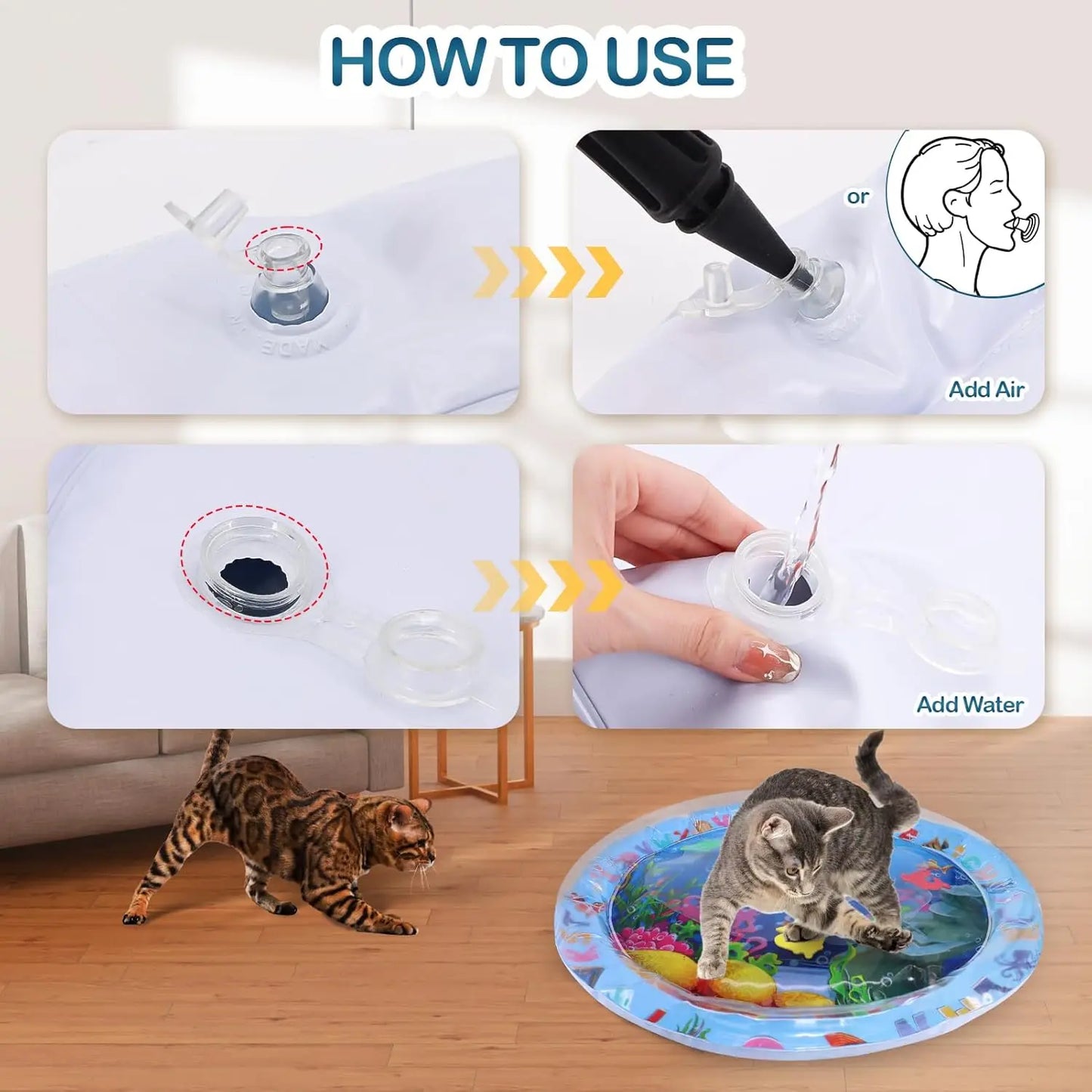Pet Cooling Sensory Play Mat