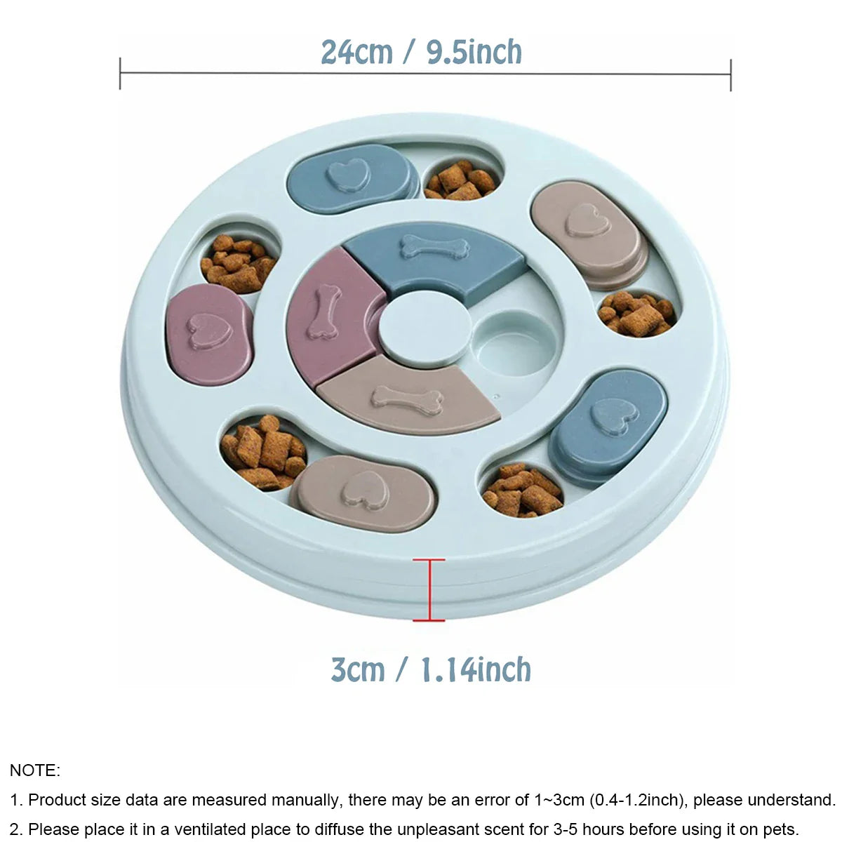 Interactive Dog Food Hiding Bowl