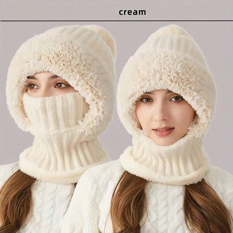 WarmthMax Thermal Lined Knit Hat - Khaki