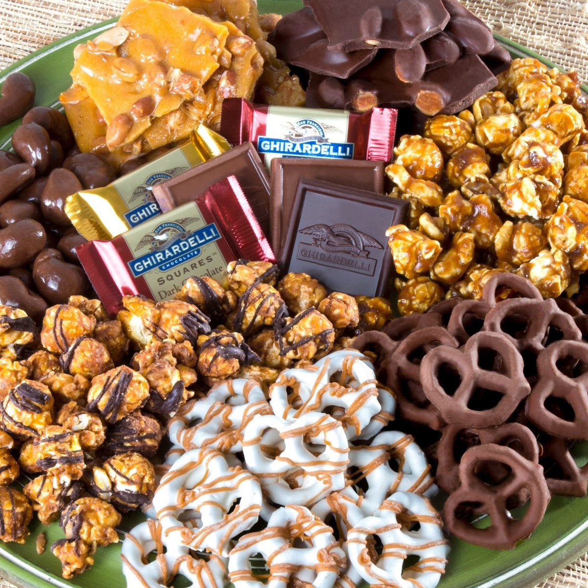 A Gift Inside Chocolate, Caramel & Crunch Grand Gift Basket | Gourmet Snack Hamper